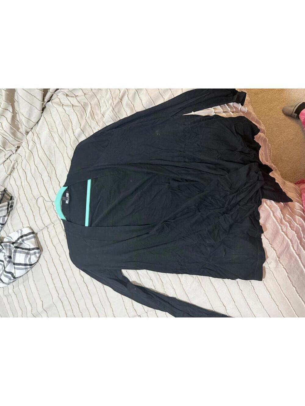 Express Women's Black Long Sleeve Shaw Size M